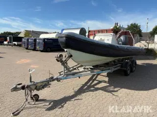 Gummibåd Eldorado Tornado og trailer