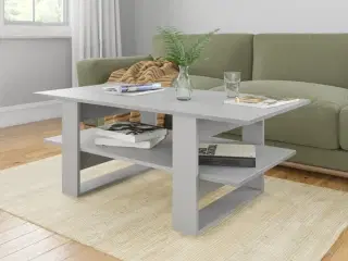 Sofabord 110 x 55 x 42 cm spånplade grå