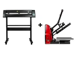 Start pakke med Semi-automatisk varmepresser og Redsail Skæreplotter 70 cm