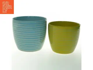 To keramikpotter (str. 16x17,5 og 13,5x16 cm)