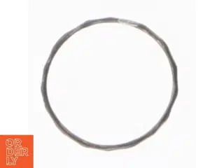 Bølget fingerring i sølv (str. 56 mm)