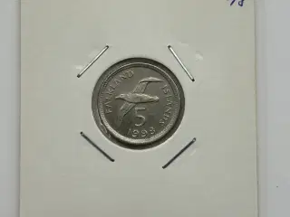 Falkland Islands 5 Pence 1998