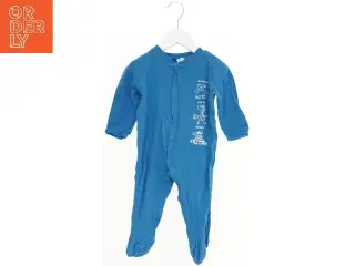 Blå heldragt med print (str. 80)