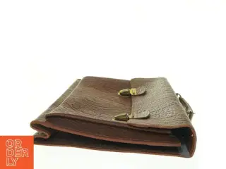 Vintage Læder dokumentmappe taske (str. 44,5 x, 32 x 8 cm)