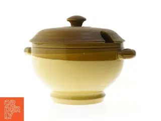 Keramisk Gryde med Låg fra TG Green & Co Ltd (str. Ø 22 cm)