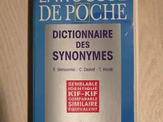 Fransk synonymordbog - Larousse