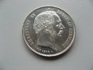 Smuk delfin 1 kr 1898, den svære