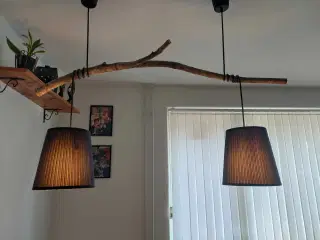 Hjemmelavet spisebordslampe 