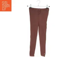 Brune ribstrikkede leggings fra Pomp de Lux (str. 116)