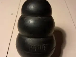 Kong kegle, sort, hundelegetøj, 15 cm