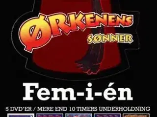 ØRKENENS SØNNER ; 5 dvd + 5 cd sæt
