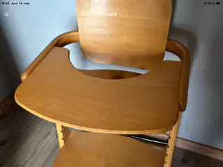 Høj stol i bøgetræ