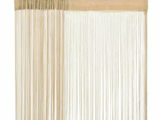 Trådgardiner 2 stk. 100 x 250 cm beige