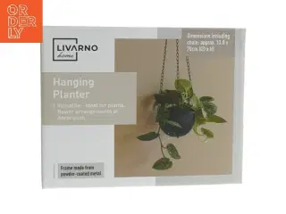 Hængende urtepotteskjuler fra Livarno (str. Ø 13,8 cm højde 70 cm)