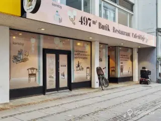 Nyindrettet Take-away med udsugning.