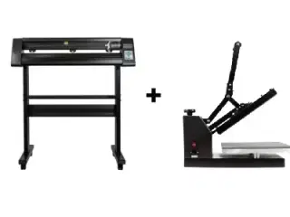 Start pakke med Standard varmepresser og Redsail Skæreplotter 70 cm