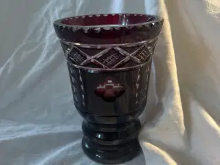 Bømisk glas vase