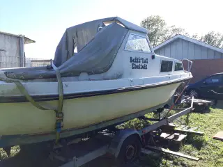 Motor Båd Mrk. Myra, Norsk model. m. Diesel motor.