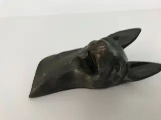 Vintage schæferhund, støbejern (Zero Denmark)