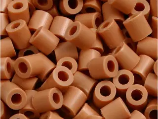 PhotoPearls 5x5 mm, lys brun, 1100 stk. pr. pakke