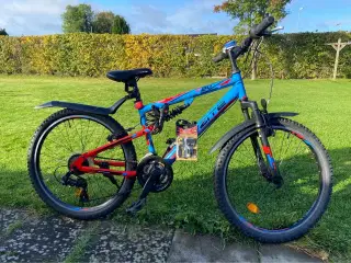 X-Zite "FS24" 24" Hjul, 18gear, 38cm. stel