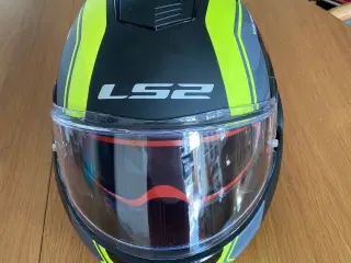 Motorcykelhjelm m. Solskærm
