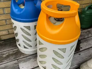 2 stk letvægtsflasker uden gas.