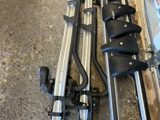 Thule cykelholder til tagbøjler til 2 cykler