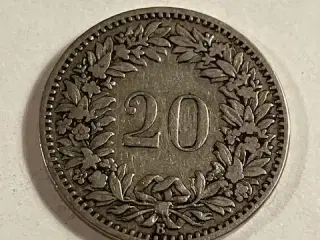 20 Rappen Switzerland 1891