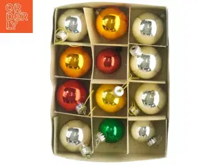 Vintage julekugler (str. 4-5 cm)
