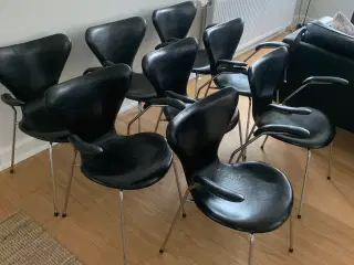 Syver stol med armlæn