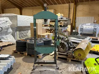 Hydraulik presser manuelt betjent