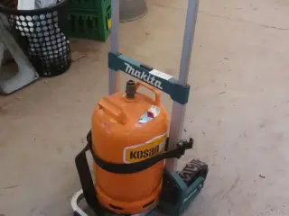 Foldbar vogn MAKITA inkl. 11 kg gasflaske (tom)