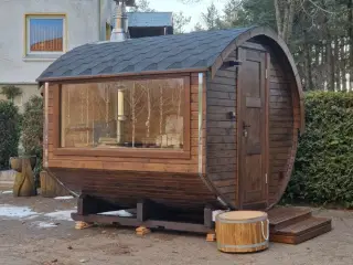 Sauna 2.5 m.med panoramavindue ink,levering 31900
