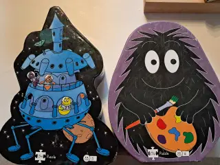 2 stk Barbapapa puslespil 