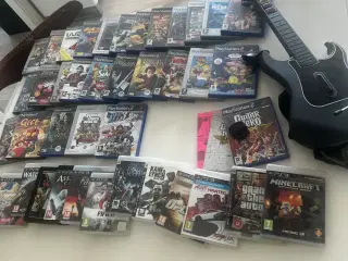 Retro-samling! PS2/PS3/PC-spil, LP/CD, tegneserier