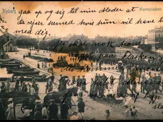 Nyborg - Havnepladsen - Peter Alstrup 2892 - Brugt - Pletter !