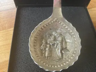 Smuk antik sølvske med stemplet 830S