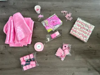 Pynt til barnedåb eller babyshower pige