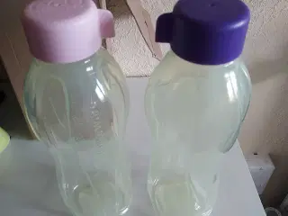 Tupperware flasker 1 L med skruelåg 2stk