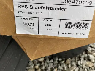 MONIER Sidefaldsbinder ca.350 stk.