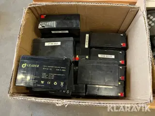 Batterier 23 styk Leader