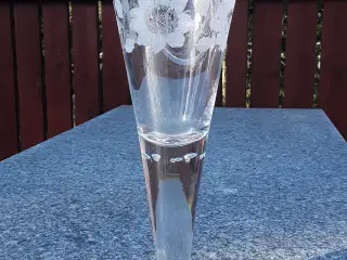 Glas pokal fra Kastrup/Aalborg glasværk