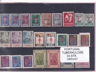 Portugal - Tuberkulose - Velgørenhed - 24 Stk. - Ubrugt