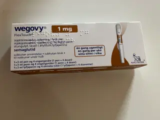 Wegoey 1 mg. Uåbnet .