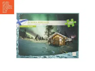 Puslespil med Aurora Borealis motiv (str. 68 x 480 mm)
