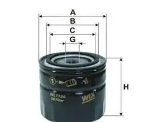 WL7124 WIX Oliefilter 3/4-16 (51311)  -  Passer til VOLVO- PENTA+ Marine