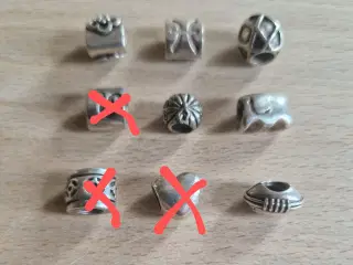 Pandora sølv charms 