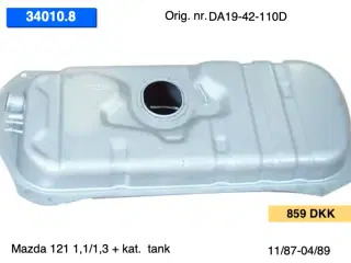 Nye Mazda 121/B pu/MX3 tanke m.m.