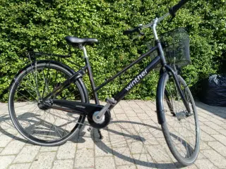 Damecykel 27" 7 gear Winther Aluminium farve sort
